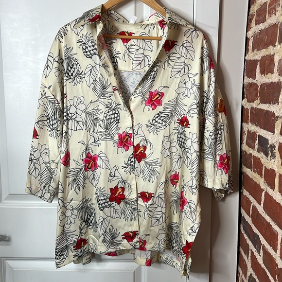 HAWAIIAN PRINT SHIRT - Picture 1 of 5